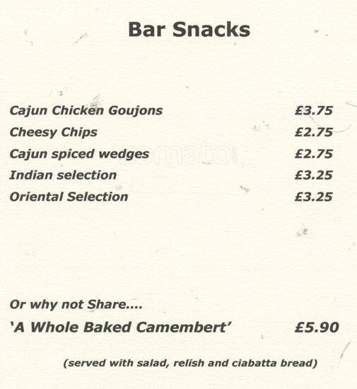 Menu at Thyme Tavern Bar and Restaurant, Chertsey