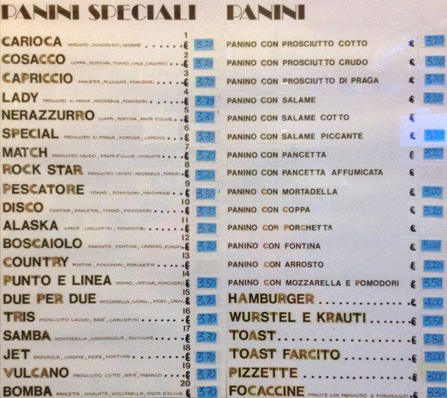 Menu di Gerry 