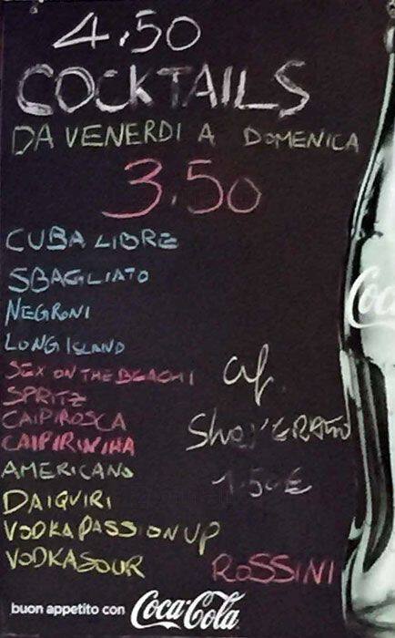Menu di Golden Bar 