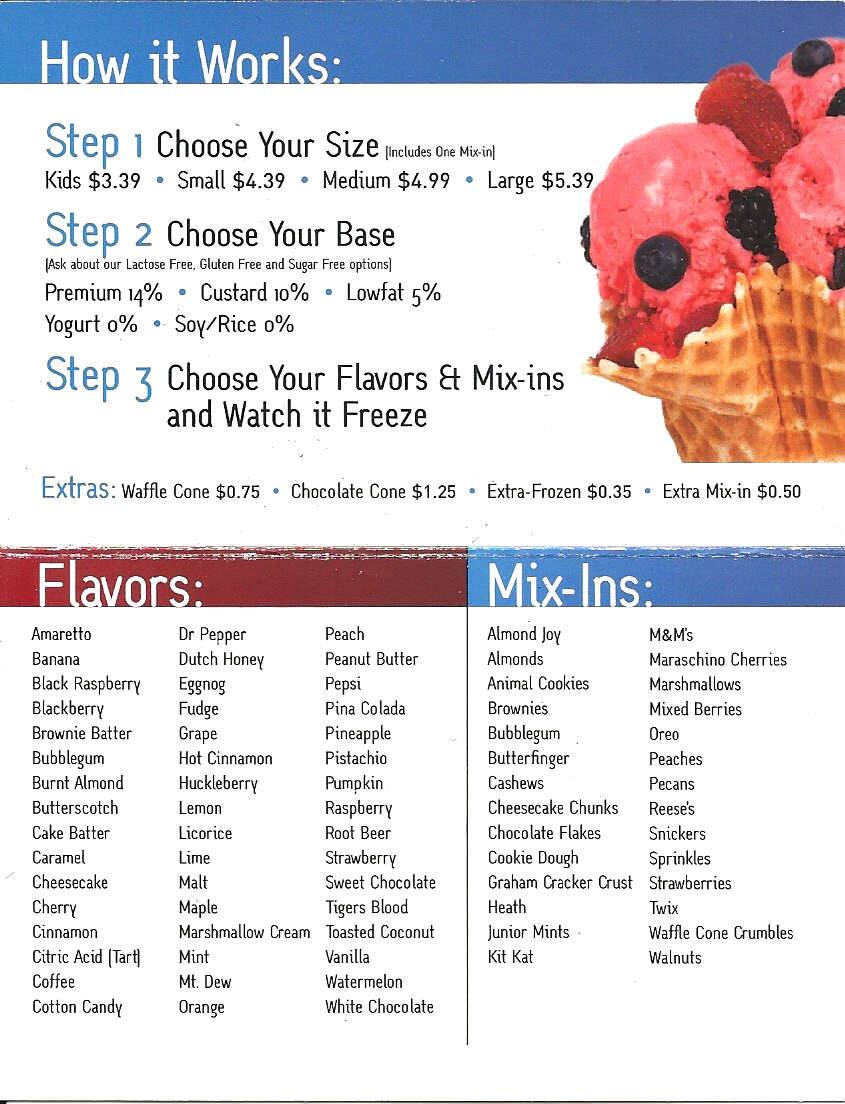 Sub Zero Ice Cream Menu Menu For Sub Zero Ice Cream Gilbert Phoenix Sub Zero Ice Cream Menu Menu For Sub Zero Ice Cream Gilbert Phoenix