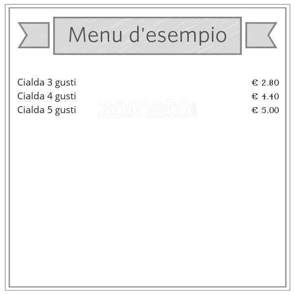 Menu di L'Orso Bianco 