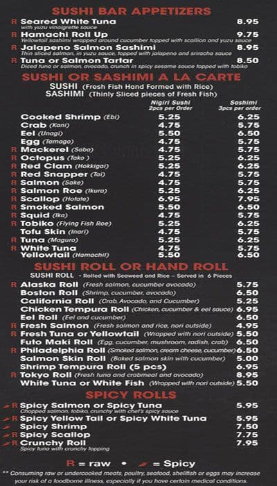 Koi Asian Cuisine Menu, Menu for Koi Asian Cuisine, Silver Spring