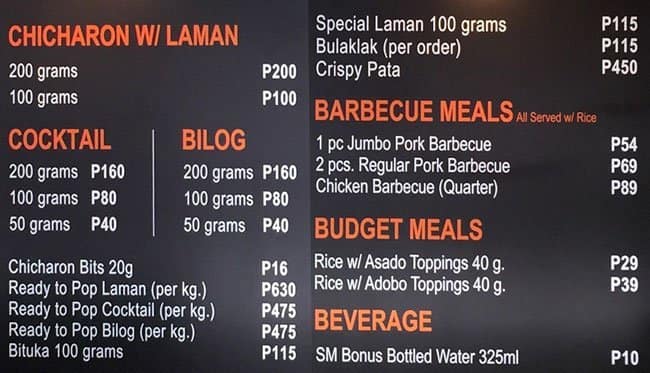 R. Lapid's Chicharon Menu - Zomato Philippines