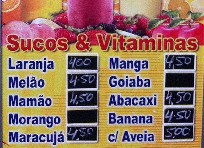 Café e Bar M M cardápio