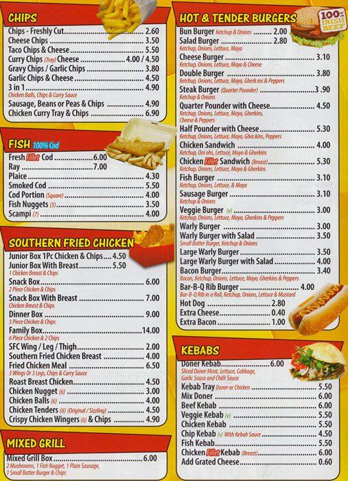 Just Eat Menu Just Eat Menus 2025