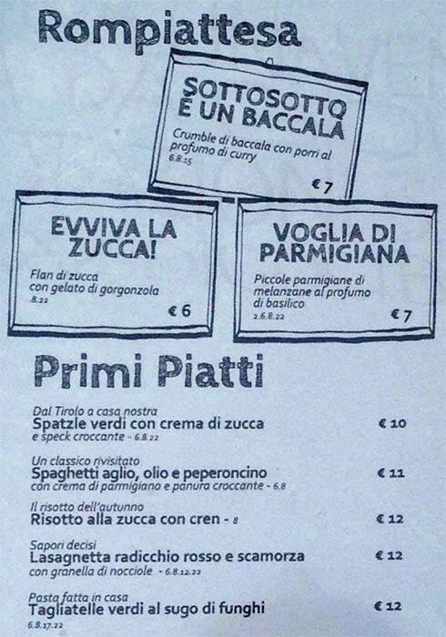 Menu di Dicocibo 