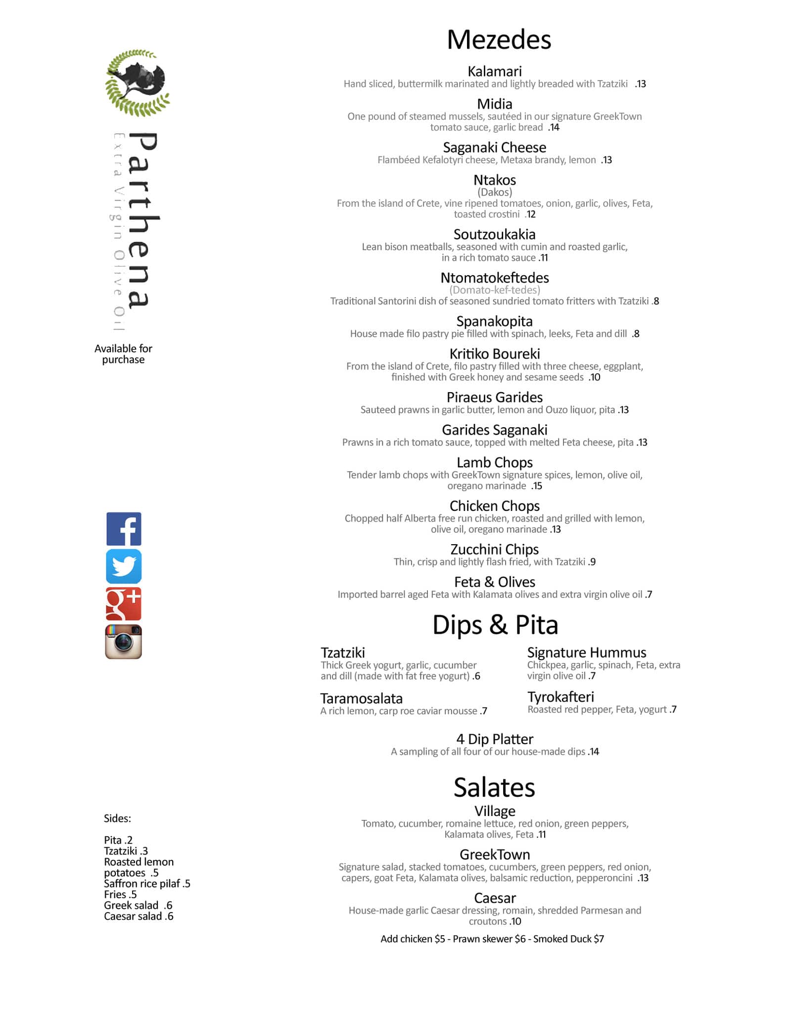 Greektown Kitchen & Wine Bar Menu Urbanspoon/Zomato
