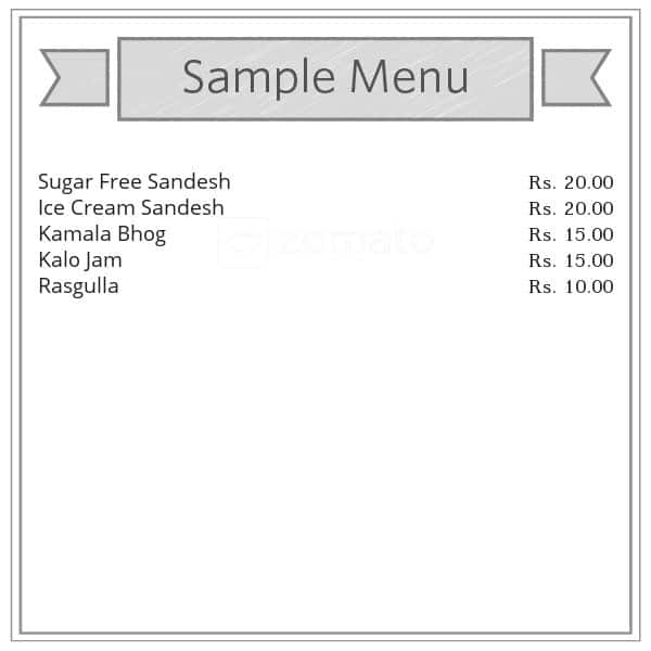Adi Ramkrishna menu