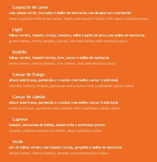 La Cantine Café cardápio