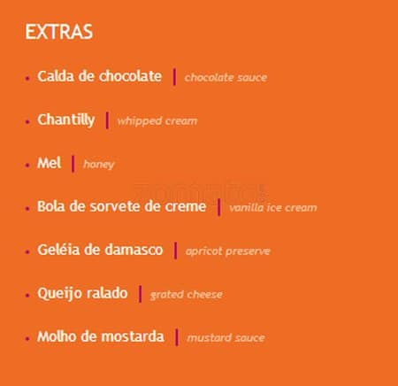 La Cantine Café cardápio