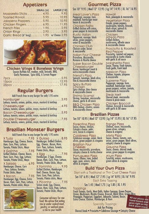 Pizza Seven Menu, Menu for Pizza Seven, Sharpstown, Houston ...