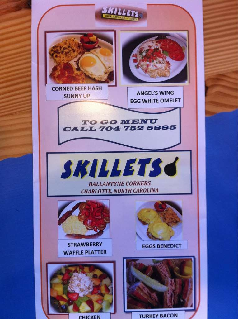 Skillets Menu, Menu for Skillets, Ballantyne, Charlotte Urbanspoon/Zomato