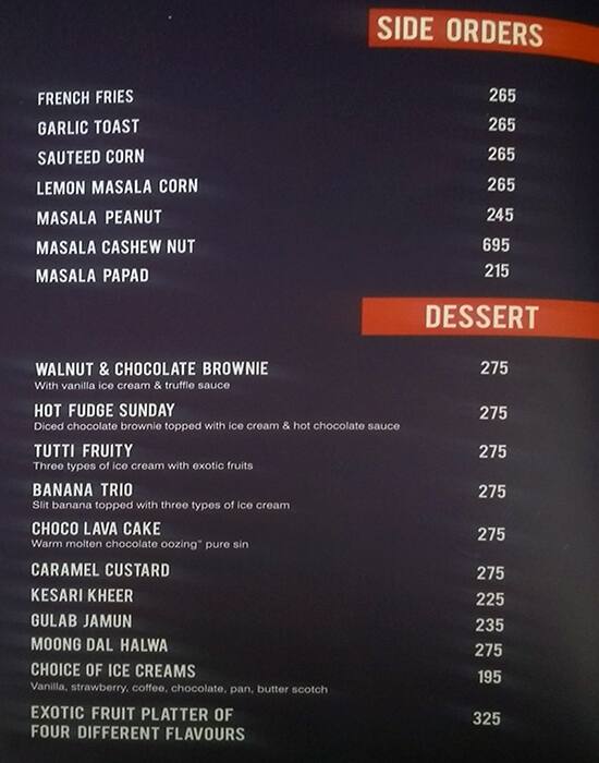 Menu at Hot Flavours Chandigarh, Chandigarh