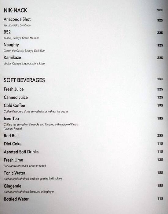 Menu at Hot Flavours Chandigarh, Chandigarh