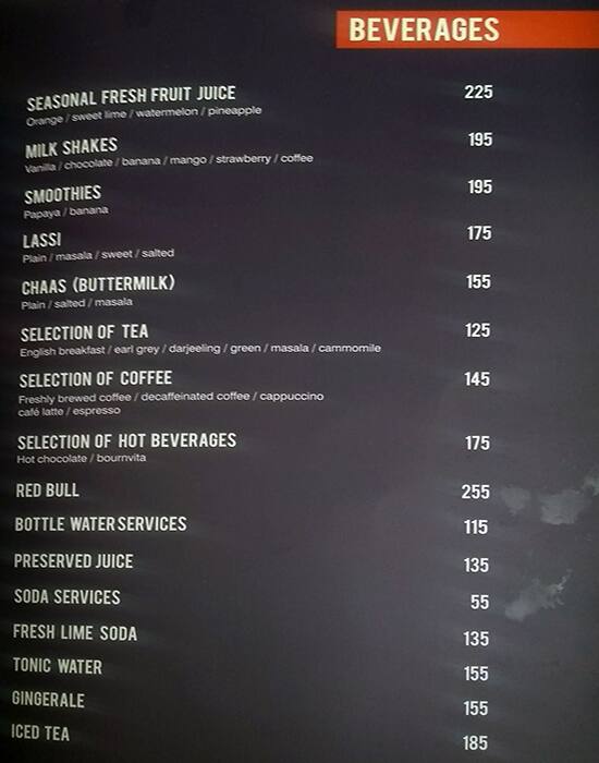 Menu at Hot Flavours Chandigarh, Chandigarh