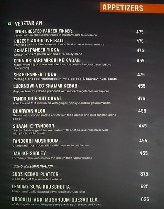 Menu at Hot Flavours Chandigarh, Chandigarh
