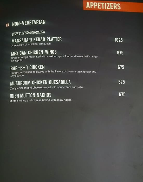 Menu at Hot Flavours Chandigarh, Chandigarh