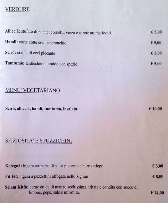 Menu di Selam 