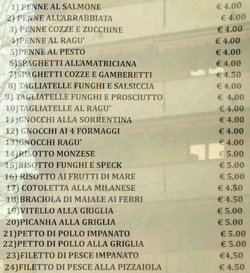 Menu di Il Barrique 