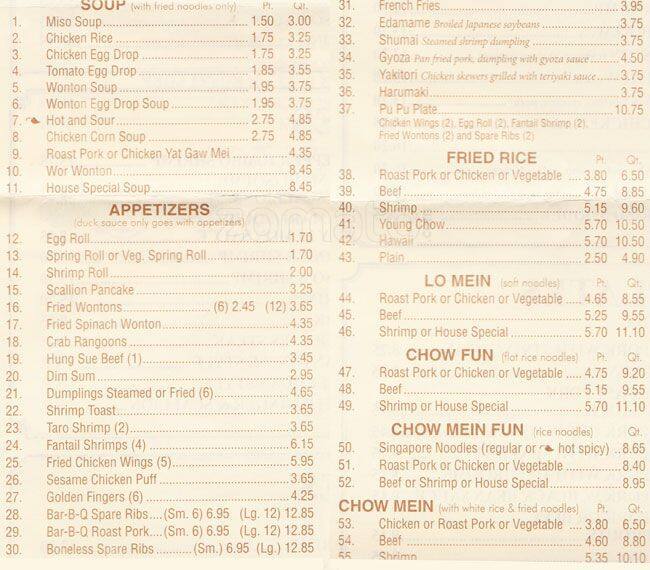 Fortune Cookie Open Kitchen Menu Urbanspoon/Zomato