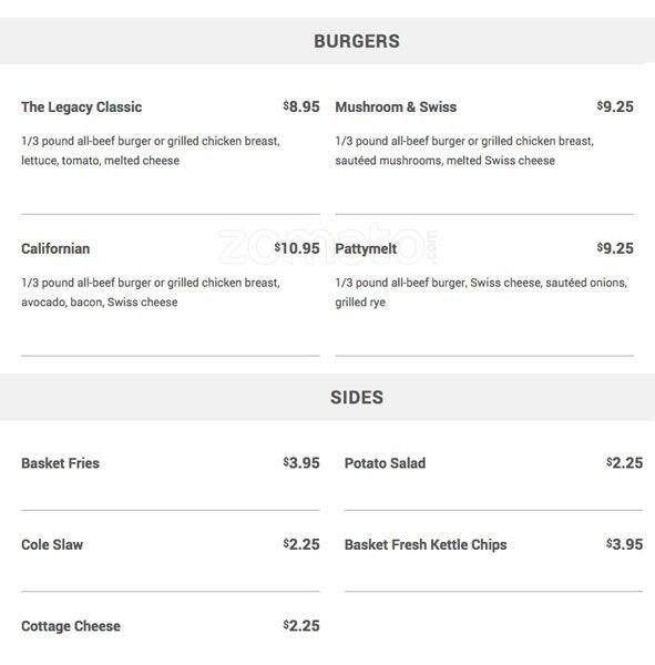 Carta de Legacy Ridge Golf Course