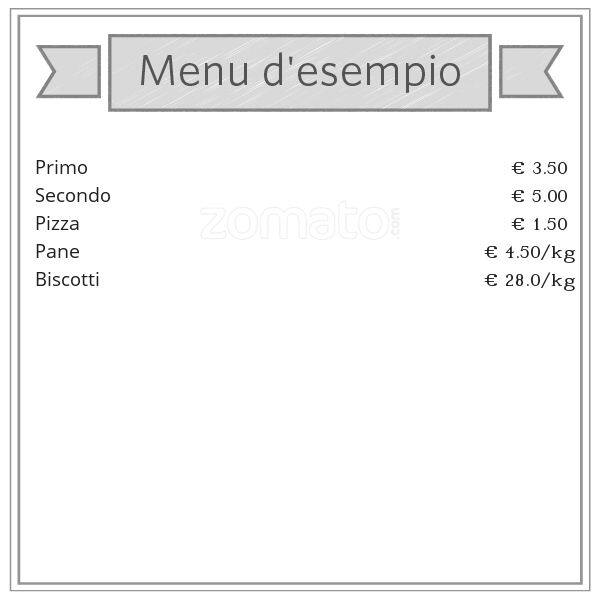 Menu di Le Cose Buone 