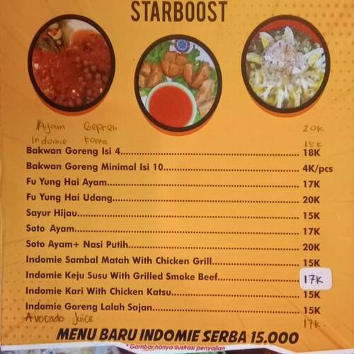 Starboost Coffee Menu Menu For Starboost Coffee Tabanan Starboost Coffee Menu Menu For Starboost Coffee Tabanan