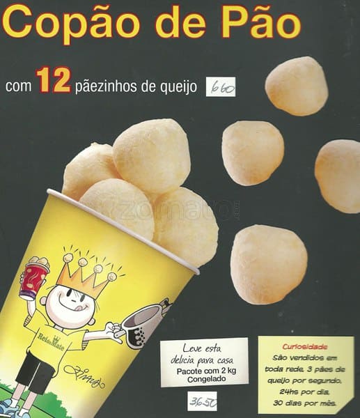 Rei do Mate cardápio