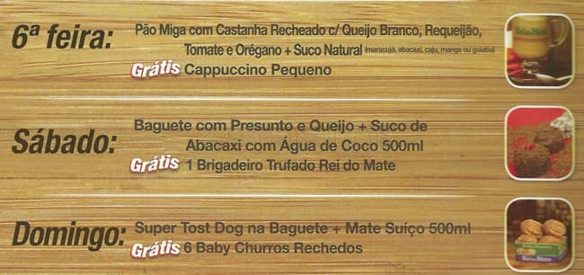 Rei do Mate cardápio