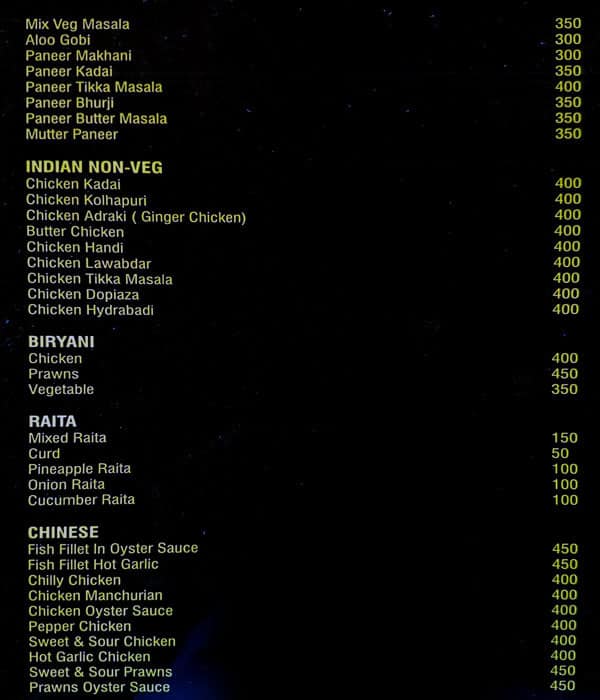 Red Frog Menu Menu at Red frog, Baga