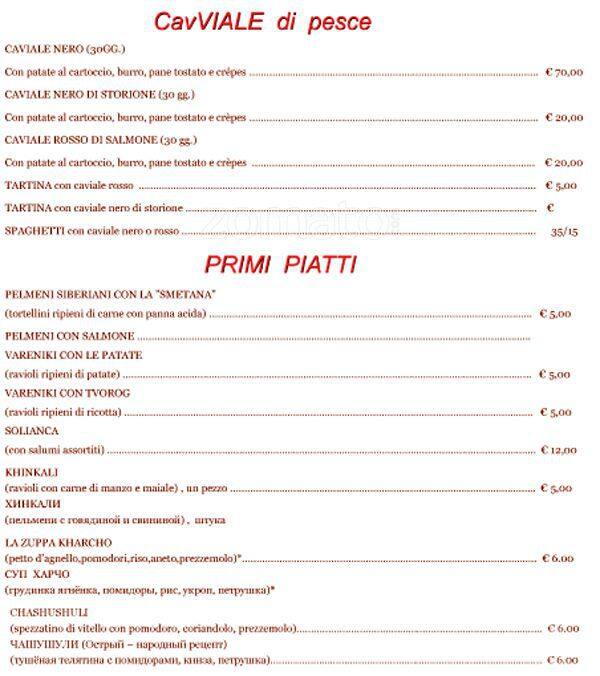 Menu di Russo Fortuna 