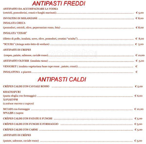 Menu di Russo Fortuna 