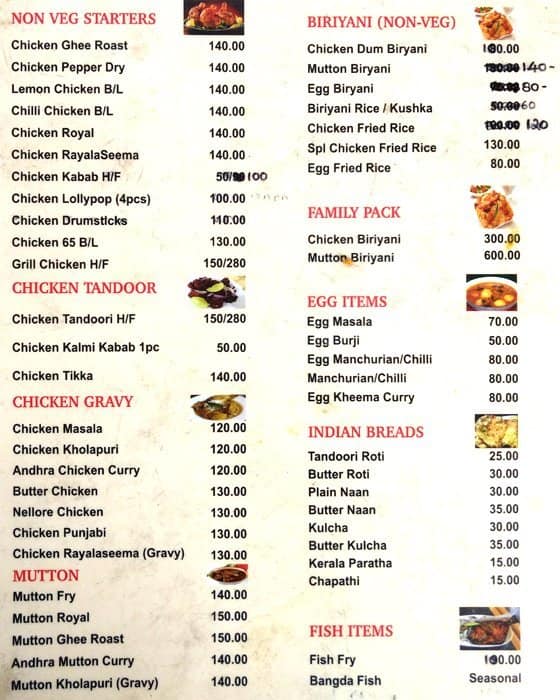 Ottetumba Veg Non Veg Restaurant Menu Zomato