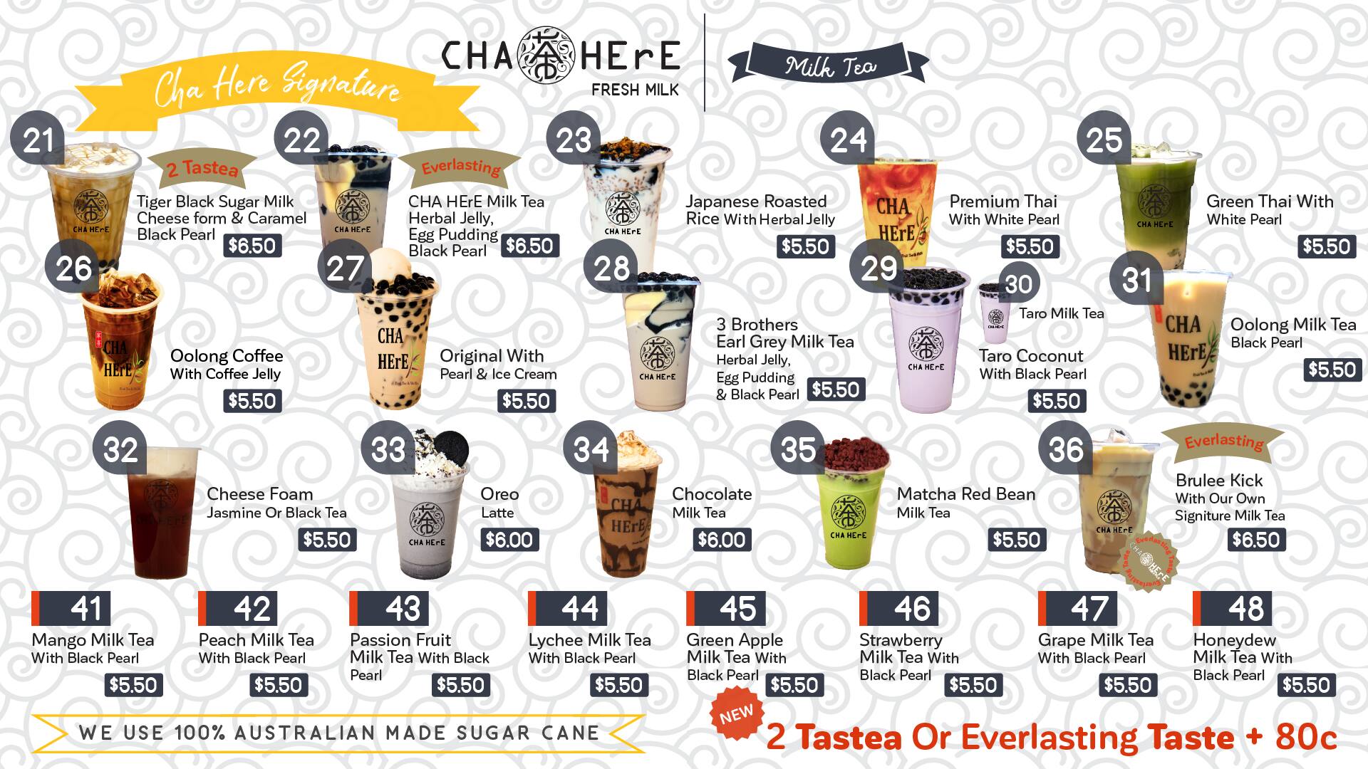 Carta de Cha HErE