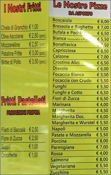 Menu di Caffè Malù 