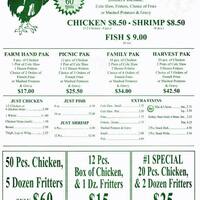 White Fence Farm Carry Out Menu White Fence Farm Carry Out Menu