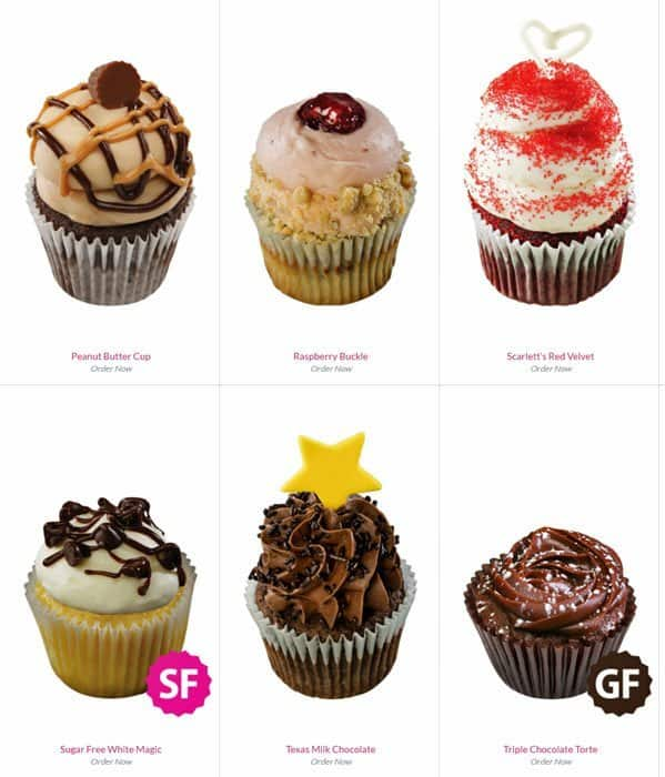 Menu At Gigi's Cupcakes, Sugar Land