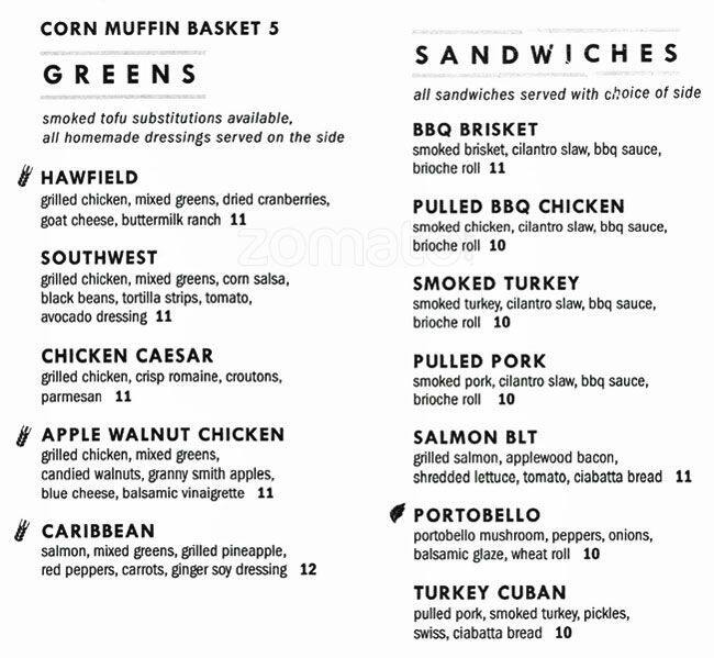 Menu at River’s Edge restaurant, Charlotte, Whitewater Center Pkwy