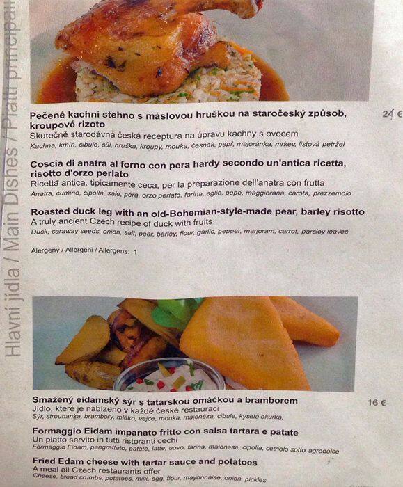 Menu di La Baita del Cacciatore 