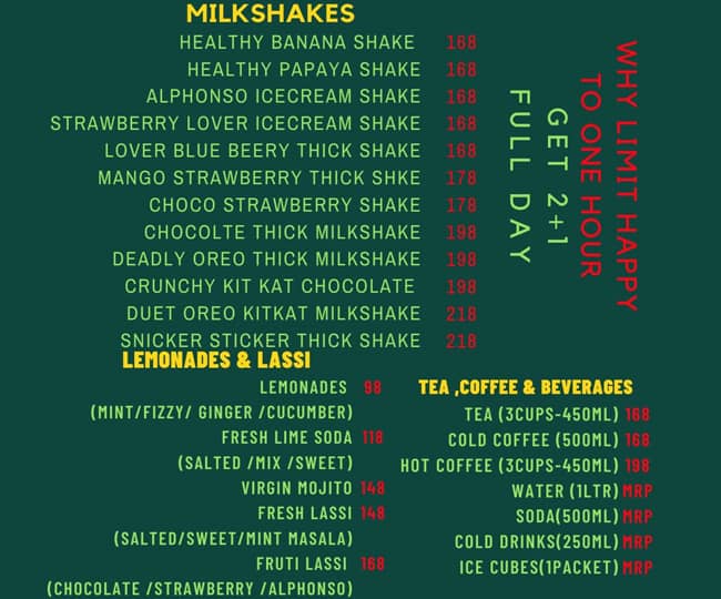 Menu At Chaiwala Zirakpur menu-at-chaiwala-zirakpur