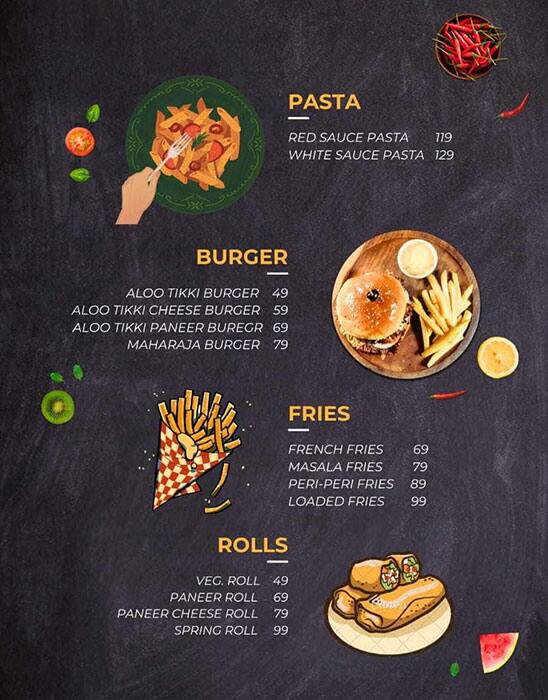 Menu of The Farm Resort, Jagatpura, Jaipur