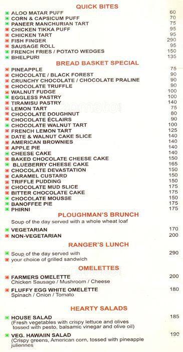 La Kuchina menu