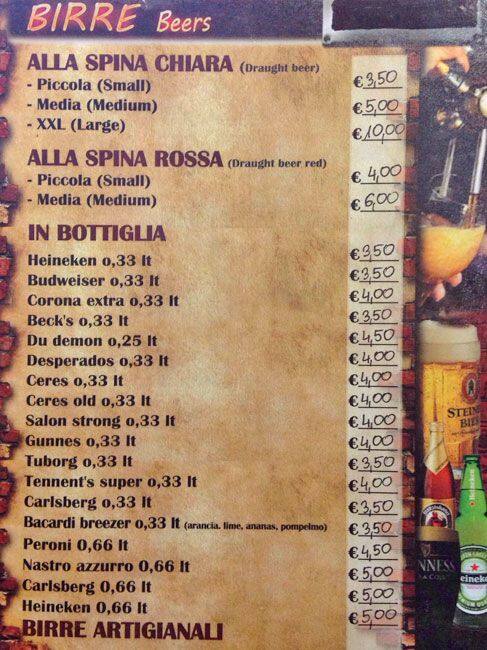 Menu di Grill & Caffé 
