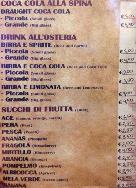 Menu di Grill & Caffé 