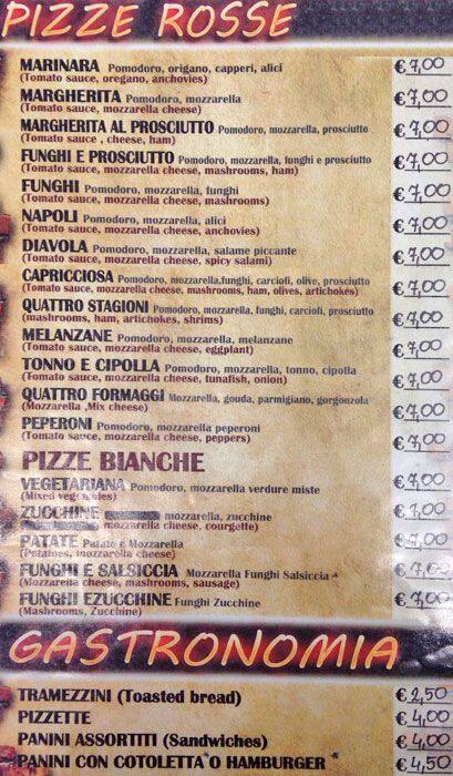 Menu di Grill & Caffé 