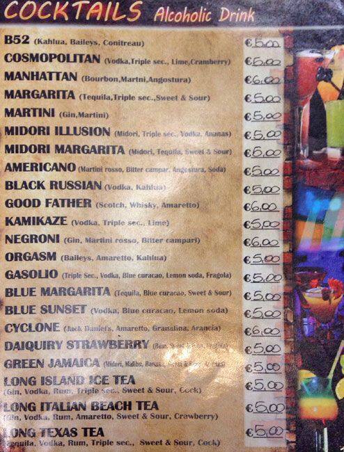 Menu di Grill & Caffé 