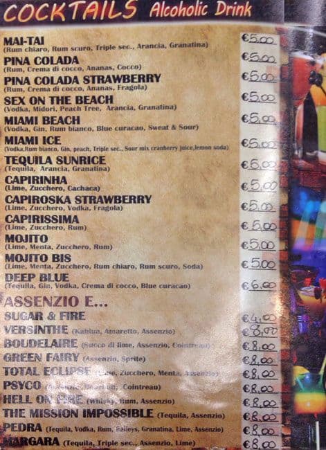Menu di Grill & Caffé 