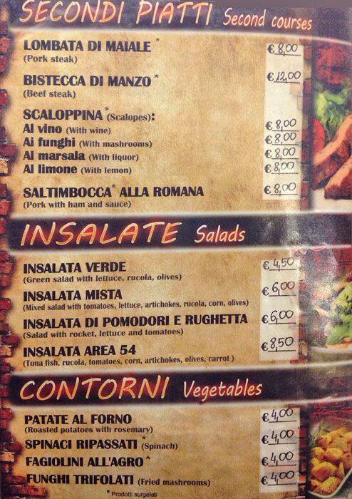 Menu di Grill & Caffé 