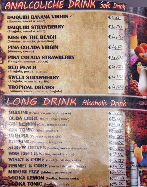 Menu di Grill & Caffé 