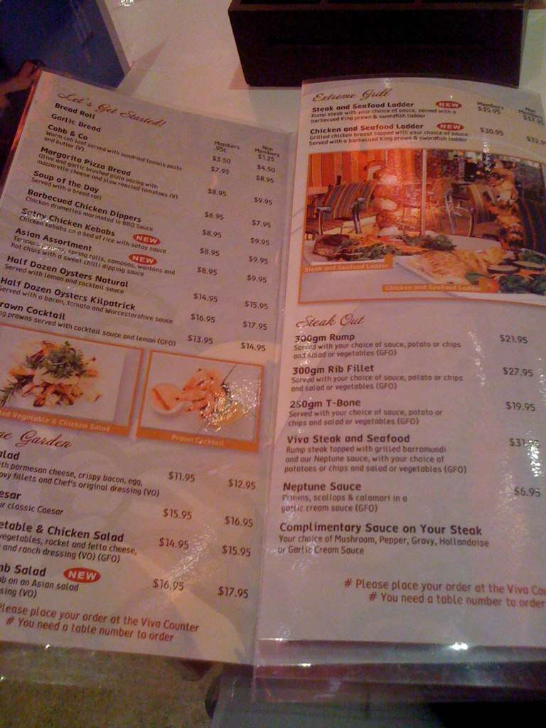 Viva menu